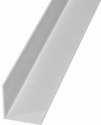Профиль алюм.уголок 25x25x1,2 (2,7м) белый муар