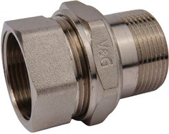 Сгон латунный прямой V&G 1 1/4"