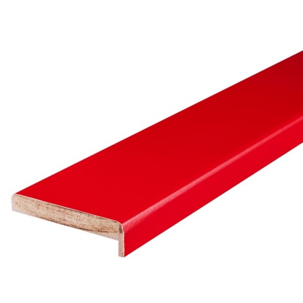 Наличник Г-прямой эмаль красный 20х70х2170мм  комплект 5 шт