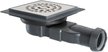 Трап пластиковый Wirquin Venisio Compact, решетка из нерж.стали 115х115мм