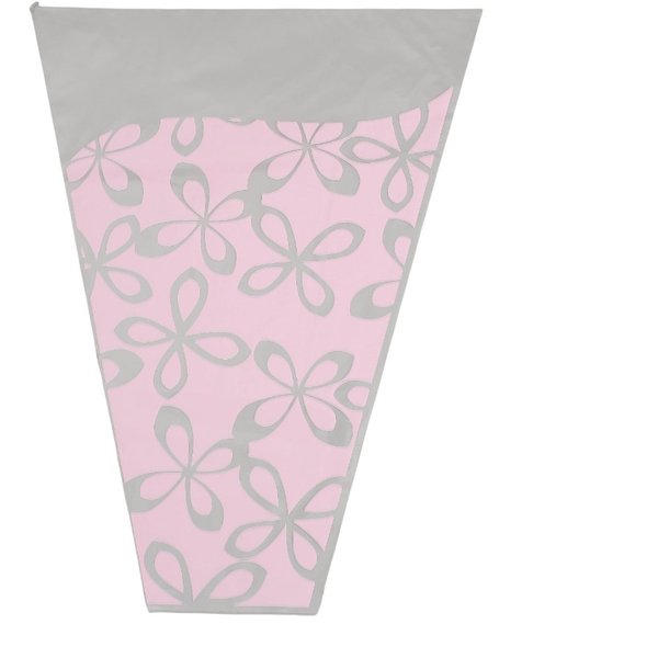 Пакет цветочный Конус Милана 30х40 светло-розовый 4846416