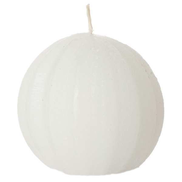 Свеча шар фигурный D90 белый