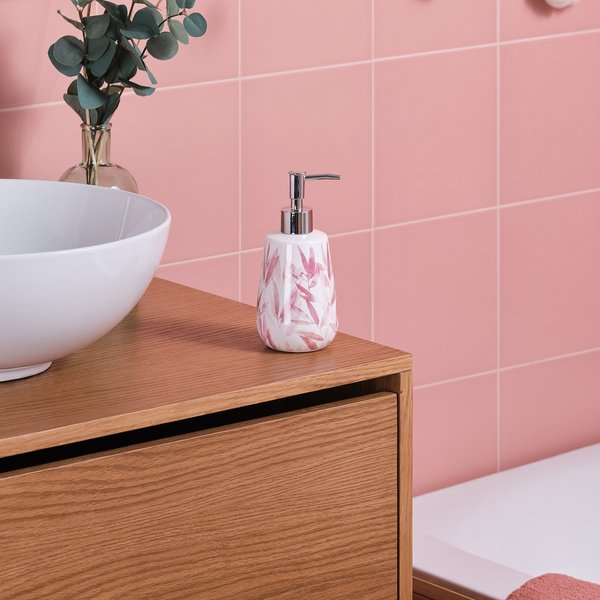 Дозатор для жидкого мыла Akvarel розовый