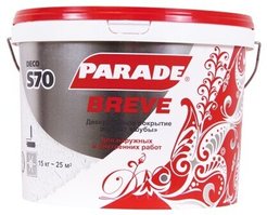 Штукатурка декоративная Parade Deco BREVE S70 эффект Шуба цвет белый (15кг)