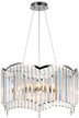 Люстра подвесная с хрусталем TR5462/10 CH/CL хром/прозрачный E14/10 max 40W D560х1000