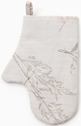 Варежка-прихватка Этель Flower herbarium 20х27см, 100% хлопок
