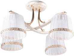 Люстра HIPER H016-4 WHITE/GOLD 4хE27
