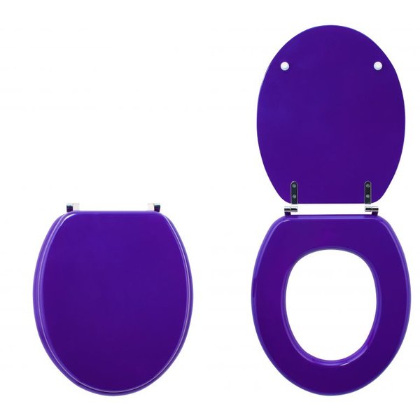 Сиденье для унитаза фиолетовое МДФ