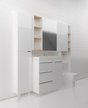 Пенал Gaula 40см 2 двери White