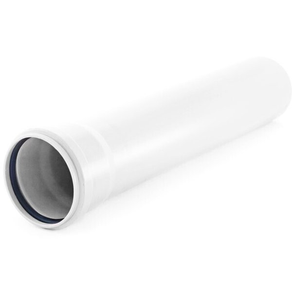 Труба канализационная полипропиленовая шумопоглощающая,белая,d110мм L250мм для внутренней канализации