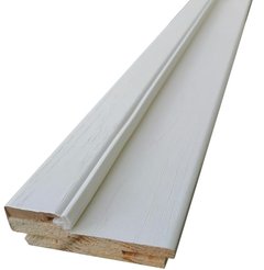 Коробка телескоп с уплотнителем экошпон ясень белый 32х72х2070мм