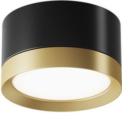 Спот Voltega C-VGL086CL-GX53-SRD-BG Черный с Золотом 1хGX53 15Вт