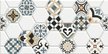 Плитка настенная Edelweiss Pattern 30х60х0,9см синий 1,8м²/уп (WT36EDW55)