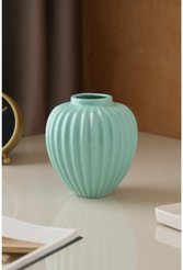Ваза керамическая настольная Шарик 14см глянец бирюзовый