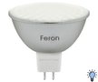 Лампа светодиодная Feron 7Вт G5.3 6400К свет холодный белый