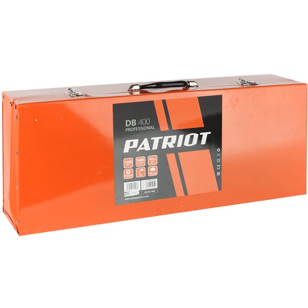 Молоток отбойный Patriot DB 400,1500Вт, 45Дж, HEX 30мм
