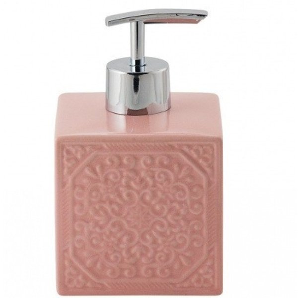 Дозатор для жидкого мыла VENICE розовый,керамика SWTK-3600A