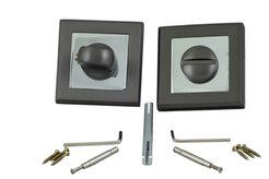 Фиксатор сан/тех Qually E8T2 квадрат матовый графит