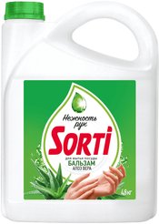 Средство д/мытья посуды Sorti 4,8л Бальзам с алоэ-вера