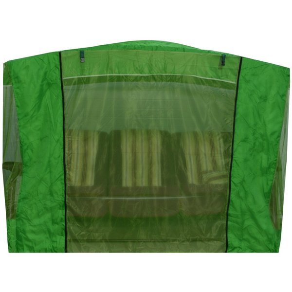 Чехол-укрытие для качелей 147х254х200см с москитной сеткой, зеленый