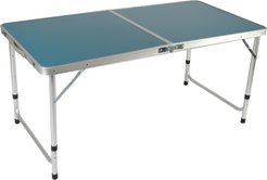 Стол складной Weekemp Байкал 120х60см h70см, алюминий/МДФ, серо-голубой, PN00153