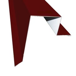 Планка фронтонная ВС 2000х90х30х60мм ПЭ RAL 3005 вишневый