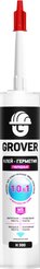 Клей-герметик MS-полимер гибридный Grover H300 Прозрачный (300мл)