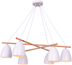 Люстра Freya Modern FR5063PL-06W белая 6хЕ14