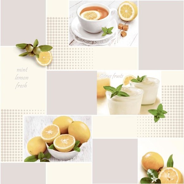 Обои EuroDecor 2014-11 0,53х10м Лимоны кухня Мотив