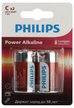 Батарейка алкалиновая Philips Power С/LR14 2шт
