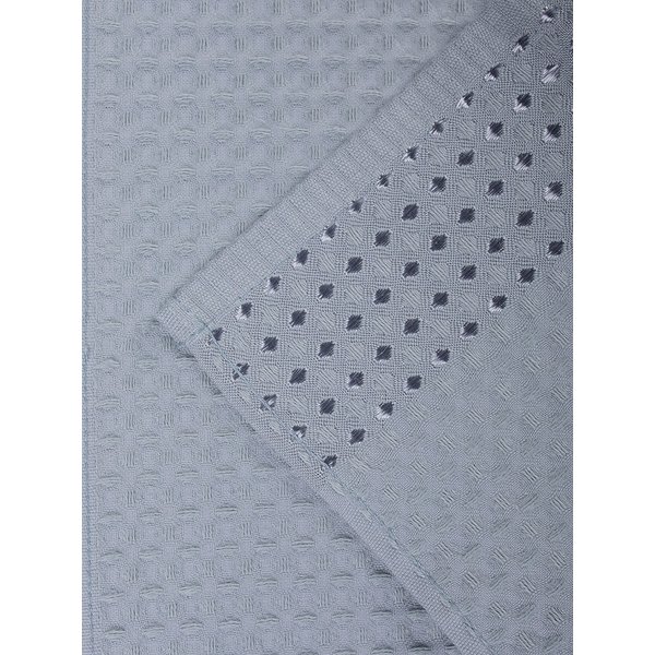 Комплект ТМ Gala из двух вафельных полотенец 150х100, 100х50см серый