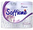 Бумага туалетная Soffione Premio Toscana Lavender 4 рулона 3-х слойная