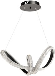 Люстра Оскар 90W LED пульт, металл, акрилл, белый