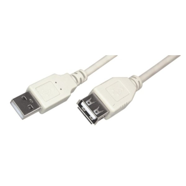 Шнур USB 2.0 (шт.USB А-гн.USB А) 3м REXANT