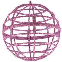Украшение шар 10,5см розовый SYLKGJB-4821280