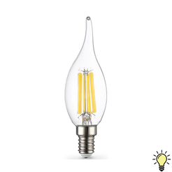 Лампа светодиодная Filament 351523 LED CF35 15W E14 Свеча на ветру 2700K 220-240V