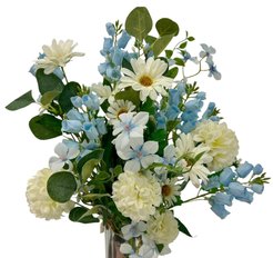 Композиция из искусственных цветов Летняя прохлада 92см