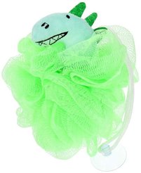 Мочалка детская Банные штучки Динозаврик 10х12см soft, нейлон