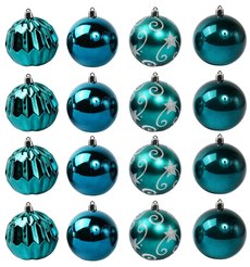 Набор шаров 16шт 8см синий SYQE-0121264