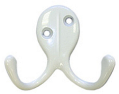 Крючок двойной модерн LK0202 белый
