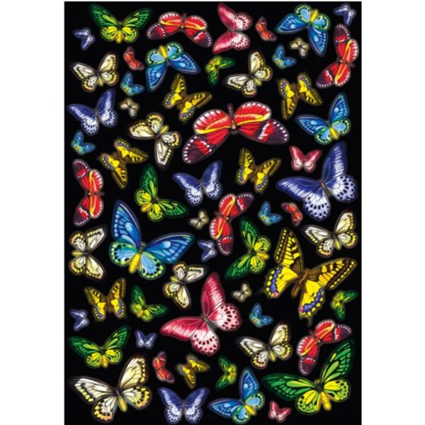 Наклейка декоративная Декоретто Тропические бабочки AI 5004 XL