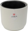 Кашпо пластиковое Linea d21,3см h18,6см v4,6л слоновая кость