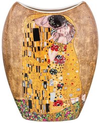 Ваза Lefard Поцелуй фарфор золотой 20,5см