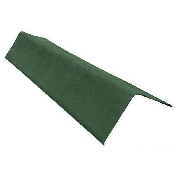 Профиль щипцовый для ондулина зеленый (1000х200х3мм)шт
