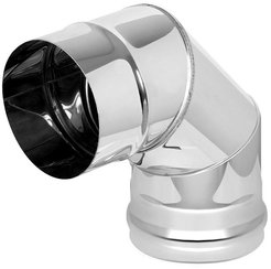 Колено нерж.AISI 430/0,5мм 3 секции 90 град.d150