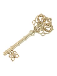 Украшение подвесное Ключик золото key-3 60х150х10мм