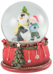 Шар снежный Лучшие друзья 7,3х7,3х9,1см, SYSQ-3123008B