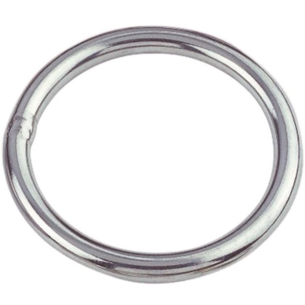 Кольцо D35мм h-4 мм полированное нержав.сталь (2шт)