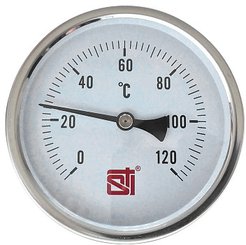 Термометр биметаллический STI Ø63мм,120°C,погружной (гильза 75мм G1/2")