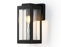 Светильник уличный настенный Ambrella light ST2406 BK/CL IP54 E27 черный/прозрачный